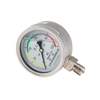 Man&oacute;metro resistente a vibraciones lleno de l&iacute;quido de acero inoxidable de 0~100kPa 