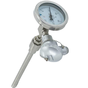 Thermom&egrave;tre bim&eacute;tallique &agrave; distance avec sortie &eacute;metteur