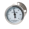 Term&oacute;metro bimet&aacute;lico de &aacute;ngulo ajustable industrial con termopozo 316SS con esfera de 100 mm