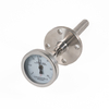 Term&oacute;metro bimet&aacute;lico de &aacute;ngulo ajustable industrial con termopozo 316SS con esfera de 100 mm